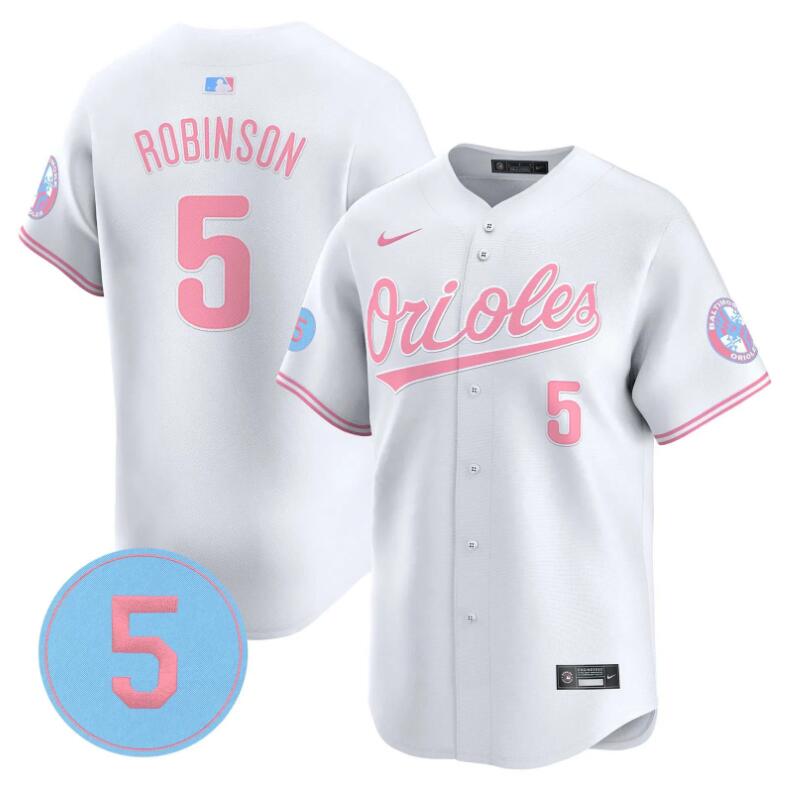 Men Baltimore Orioles #5 Robinson white  2024 Nike MLB jersey